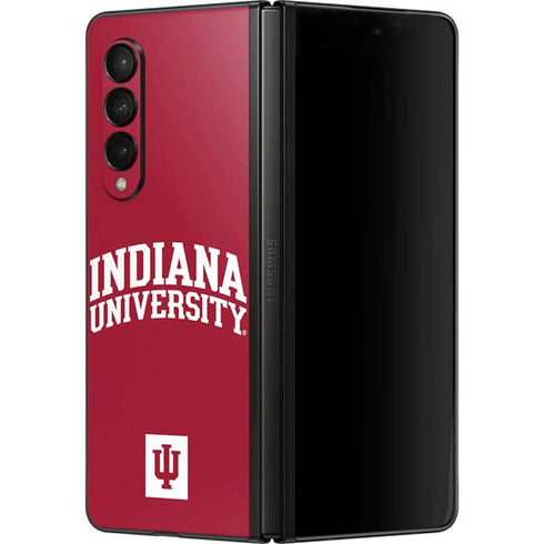 Indiana University Hoosiers Galaxy Z Fold3 5G Skin