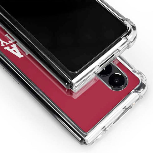 Indiana University Hoosiers Galaxy Z Fold4 5G Clear Case
