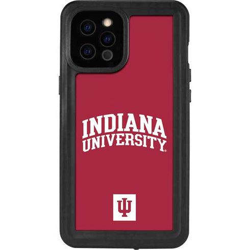 Indiana University Hoosiers iPhone 12 Pro Max Waterproof Case