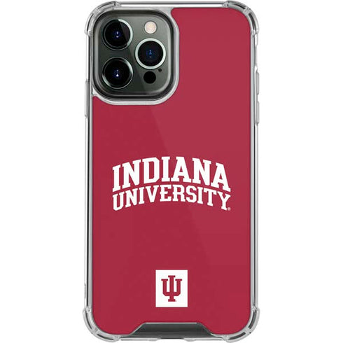 Indiana University Hoosiers iPhone 13 Pro Max Clear Case