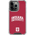 Indiana University Hoosiers iPhone 14 Pro Clear Case
