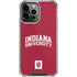 Indiana University Hoosiers iPhone 14 Pro Max Clear Case