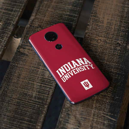 Indiana University Hoosiers Moto E5 Plus Skin