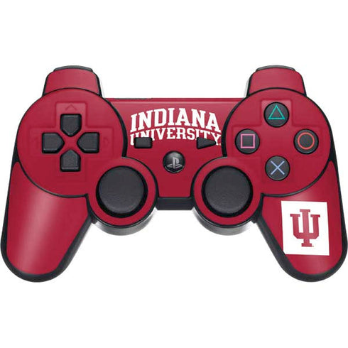 Indiana University Hoosiers PS3 Dual Shock wireless controller Skin