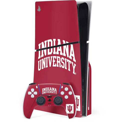 Indiana University Hoosiers PS5 Slim Disk Bundle Skin