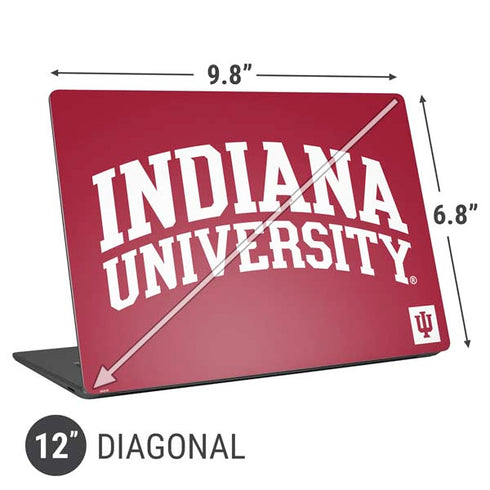 Indiana University Hoosiers Universal Laptop 12in (9.8 x 6.8in) Skin