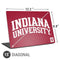 Indiana University Hoosiers Universal Laptop 15in (12.2 x 8.8in) Skin