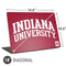 Indiana University Hoosiers Universal Laptop 18in (14.6 x 10.6in) Skin
