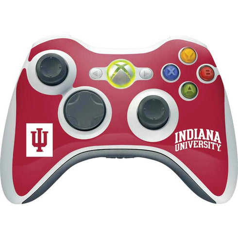 Indiana University Hoosiers Xbox 360 Wireless Controller Skin