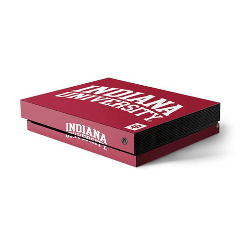 Indiana University Hoosiers Xbox One X Console Skin