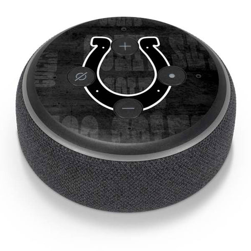 NFL Indianapolis Colts Black & White Amazon Echo Dot Skin
