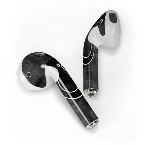 NFL Indianapolis Colts Black & White Apple AirPods Skin