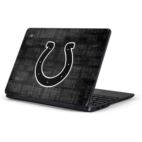 NFL Indianapolis Colts Black & White Samsung Chromebook Skin