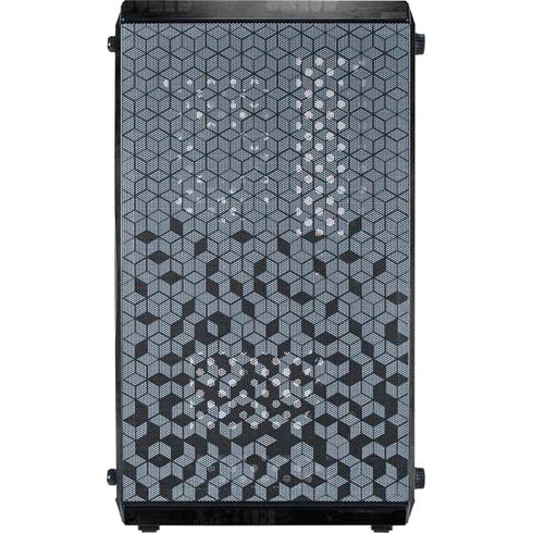 NFL Indianapolis Colts Black & White Cooler Master MasterBox Q300L Mini Tower Skin