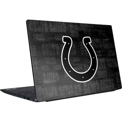 NFL Indianapolis Colts Black & White Dell Vostro Skin