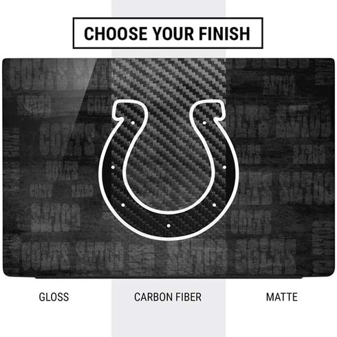 NFL Indianapolis Colts Black & White Dell Vostro Skin