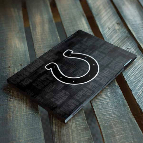 NFL Indianapolis Colts Black & White HP Envy Skin