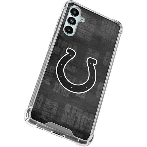 NFL Indianapolis Colts Black & White Galaxy A15 5G Clear Case