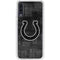 NFL Indianapolis Colts Black & White Galaxy A50 Clear Case