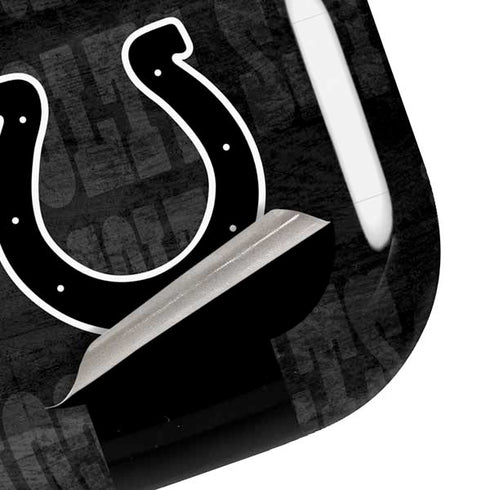 NFL Indianapolis Colts Black & White Galaxy Buds Pro Skin