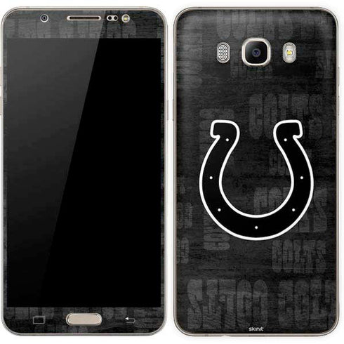NFL Indianapolis Colts Black & White Galaxy J7 Skin
