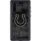 NFL Indianapolis Colts Black & White Galaxy Note 10 Waterproof Case