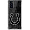 NFL Indianapolis Colts Black & White Galaxy Note20 5G Clear Case