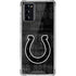 NFL Indianapolis Colts Black & White Galaxy Note20 5G Clear Case