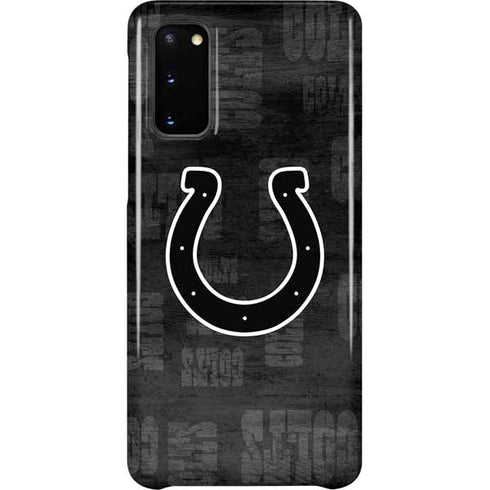 NFL Indianapolis Colts Black & White Galaxy S20 Lite Case
