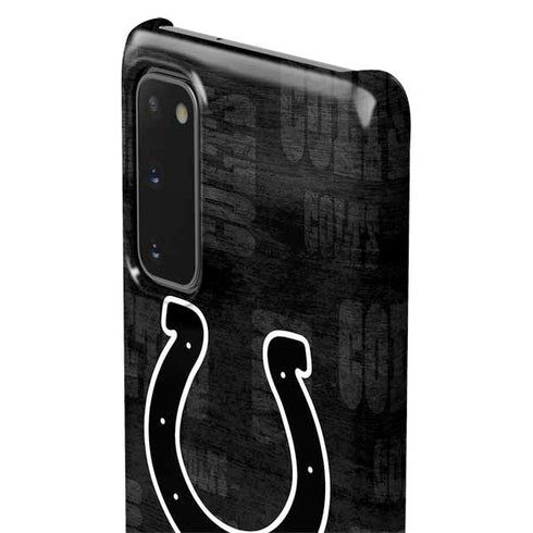 NFL Indianapolis Colts Black & White Galaxy S20 Lite Case