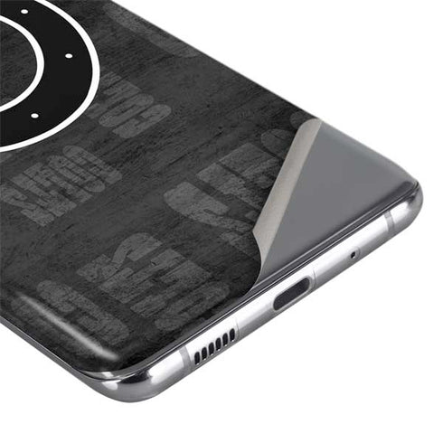 NFL Indianapolis Colts Black & White Galaxy S20 Plus Skin