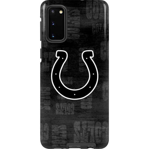 NFL Indianapolis Colts Black & White Galaxy S20 Pro Case