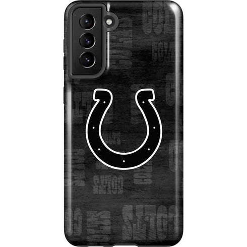 NFL Indianapolis Colts Black & White Galaxy S21 Plus 5G Pro Case