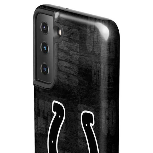 NFL Indianapolis Colts Black & White Galaxy S21 Plus 5G Pro Case