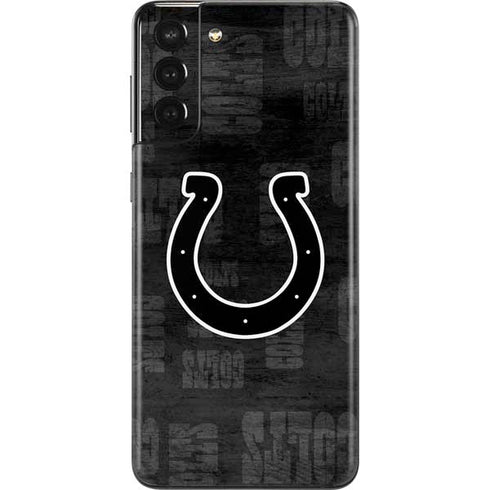 NFL Indianapolis Colts Black & White Galaxy S21 Plus 5G Skin