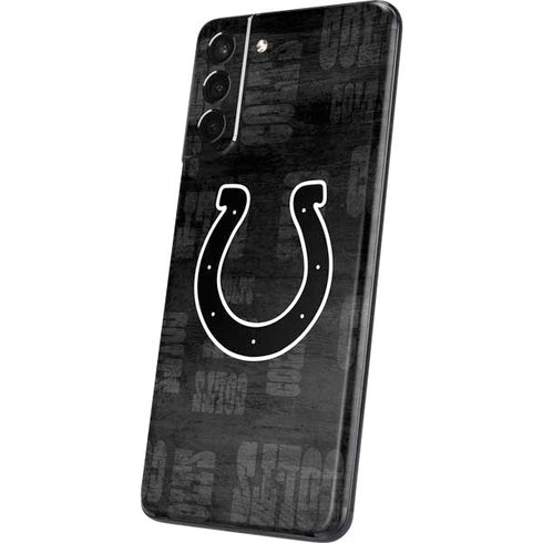 NFL Indianapolis Colts Black & White Galaxy S21 Plus 5G Skin