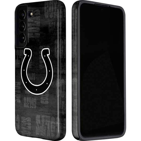 NFL Indianapolis Colts Black & White Galaxy S22 Plus Pro Case