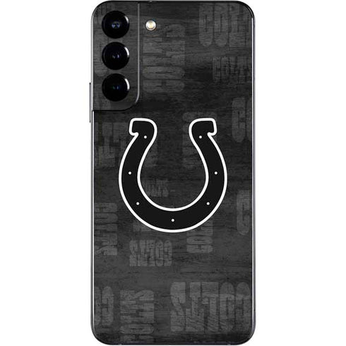 NFL Indianapolis Colts Black & White Galaxy S22 Plus Skin