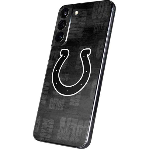 NFL Indianapolis Colts Black & White Galaxy S22 Plus Skin