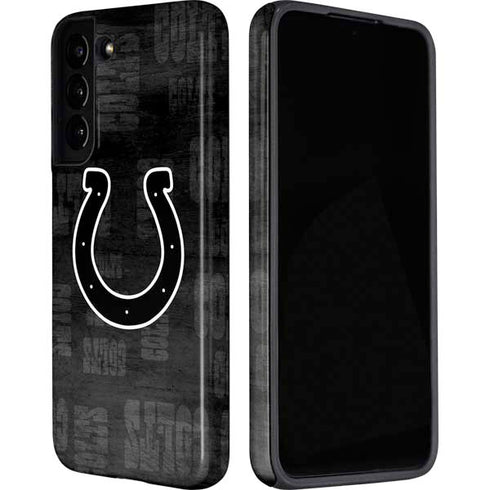 NFL Indianapolis Colts Black & White Galaxy S22 Pro Case