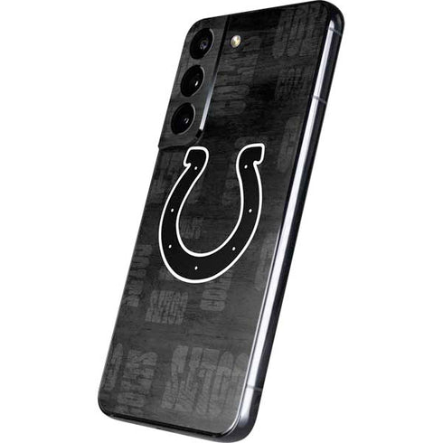 NFL Indianapolis Colts Black & White Galaxy S22 Skin