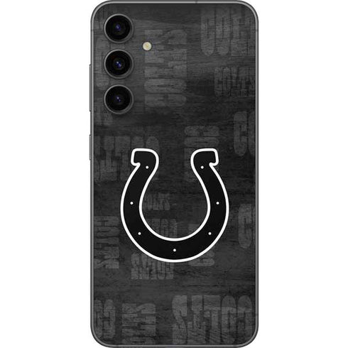 NFL Indianapolis Colts Black & White Galaxy S23 FE Skin