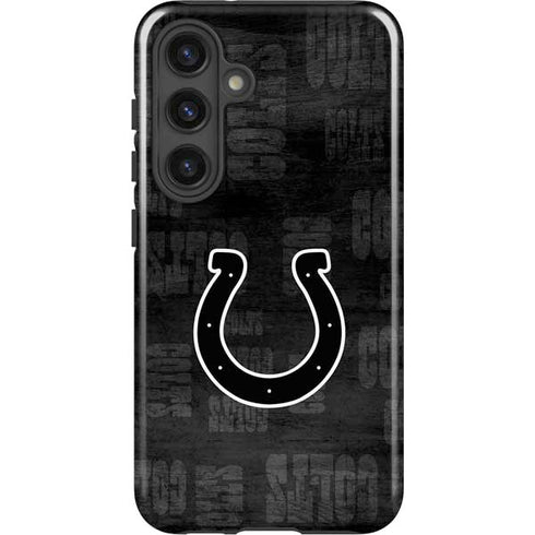 NFL Indianapolis Colts Black & White Galaxy S24 Impact Case