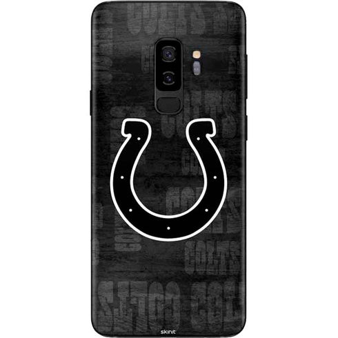 NFL Indianapolis Colts Black & White Galaxy S9 Plus Skin