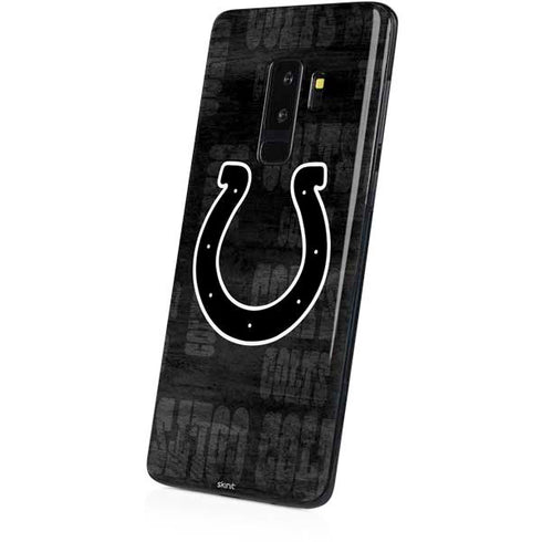 NFL Indianapolis Colts Black & White Galaxy S9 Plus Skin