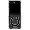 NFL Indianapolis Colts Black & White Galaxy Z Flip5 5G Clear Case