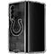 NFL Indianapolis Colts Black & White Galaxy Z Fold4 5G Clear Case