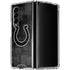 NFL Indianapolis Colts Black & White Galaxy Z Fold4 5G Clear Case