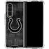 NFL Indianapolis Colts Black & White Galaxy Z Fold4 5G Clear Case