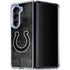 NFL Indianapolis Colts Black & White Galaxy Z Fold5 5G Clear Case